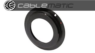 Adaptador de objetivo M42 a cámara Canon® EOS distribuido por ® - YouTube