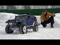 Такой JEEP WRANGLER 4X4  хочет каждый! ... Огромный Axial SCX6 часть 5