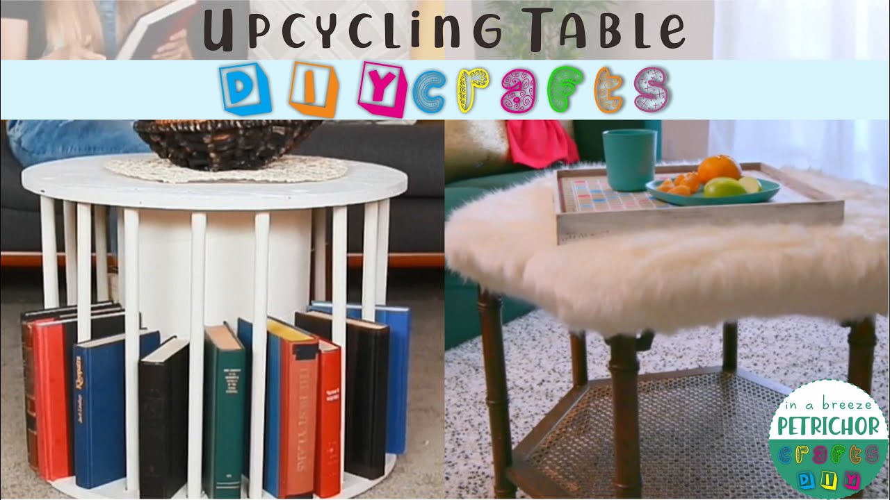 Upcycled Table Top DIY Easy Room Decor Ideas Home Decorating Ideas