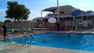 Jonathan on diving board