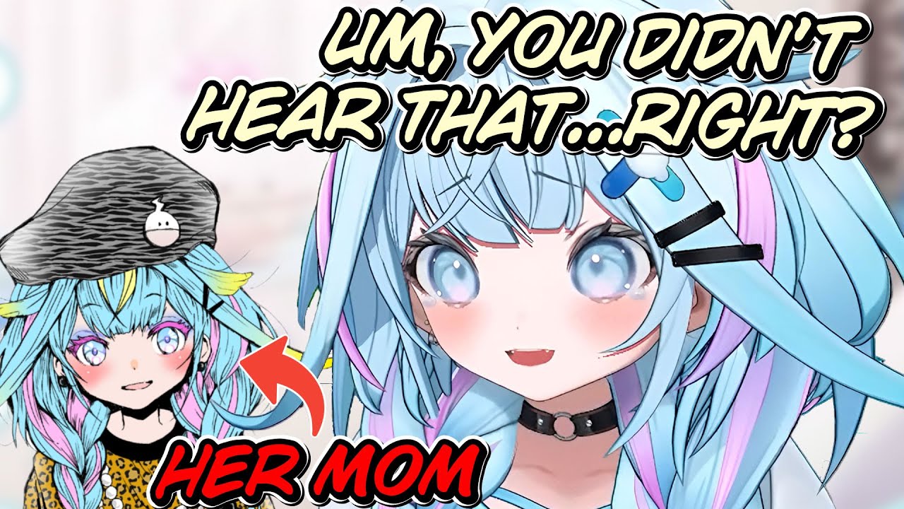 Suu and her mom have a short chat that’s loud and clear on stream