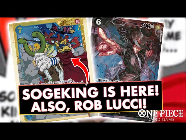 SOGEKING IS IN THE ONE PIECE CARD GAME (And Sniper Island is in