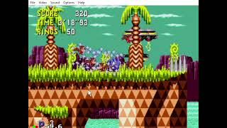 Sonic CD Prototype 510 gameplay