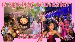 a spring semester recap // big life updates, new experiences & more! // monthly moments ep. 07