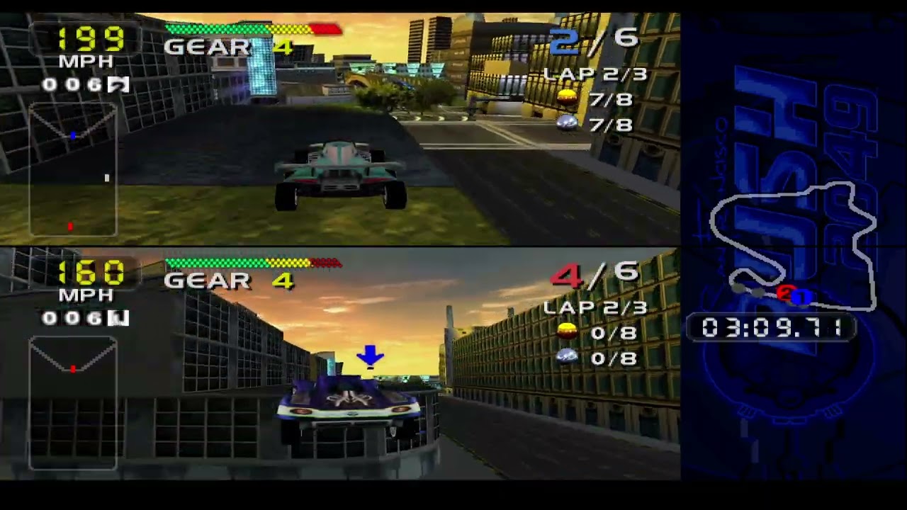 San Francisco Rush 2049. Mission backward track race