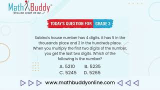 Math Practice Problem Grade 3 Question 322