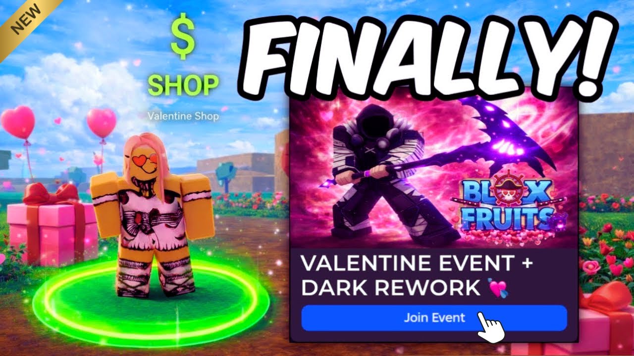 Blox Fruits VALENTINE + DARK REWORK UPDATE FINALLY! 💘 January 2026 – New Features, Changes &Gameplay