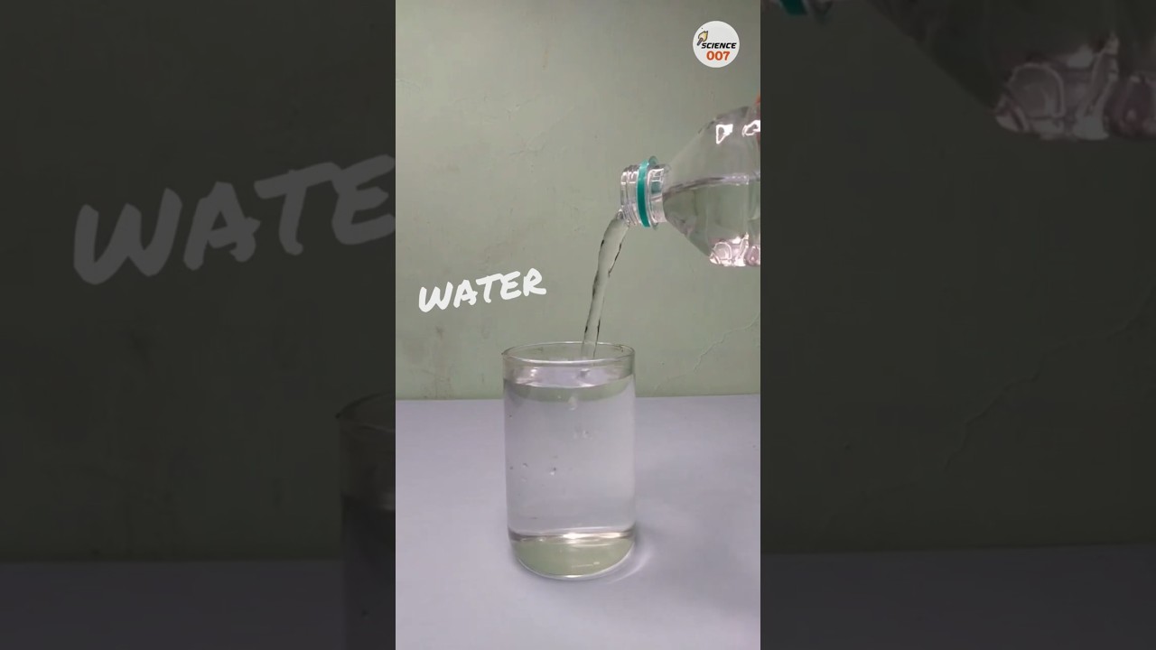 simple science experiment | water magic trick 