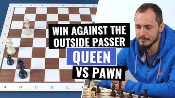 Winning Patterns against the outside Passed Pawn | Queen & Pawn Endgames | IM Andrey Ostrovskiy