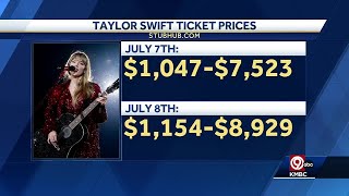 Remaining tickets for Taylor Swift’s performances at Arrowhead Stadium well into the thousands