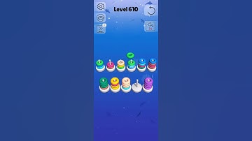 Sort Stack Level 610 WalkThrough Solution