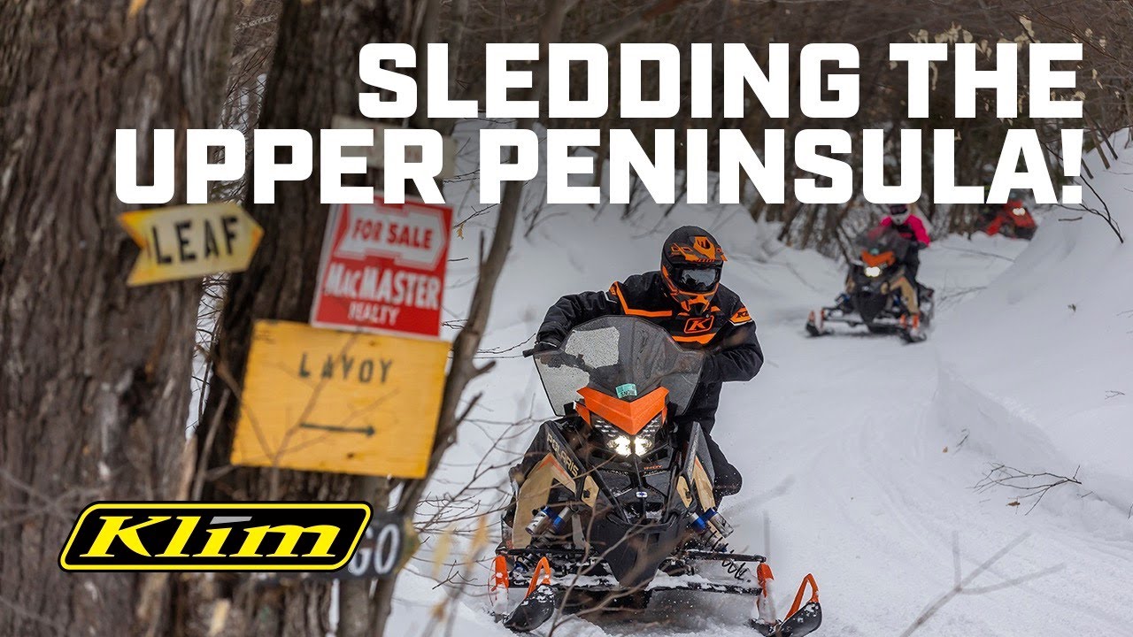 Exploring Michigan Snowmobile Trails Day 2 YouTube