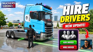 Update Baru Truckers of Europe 3 - Fitur Hire Driver Sebelum Multiplayer🔥🤯 screenshot 5