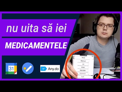 Cum să nu uiţi să-ţi iei medicamentele