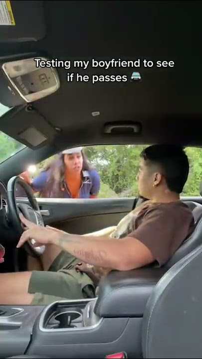 Hot cop pulled dad over & this happened.. 😳🚔 #shorts