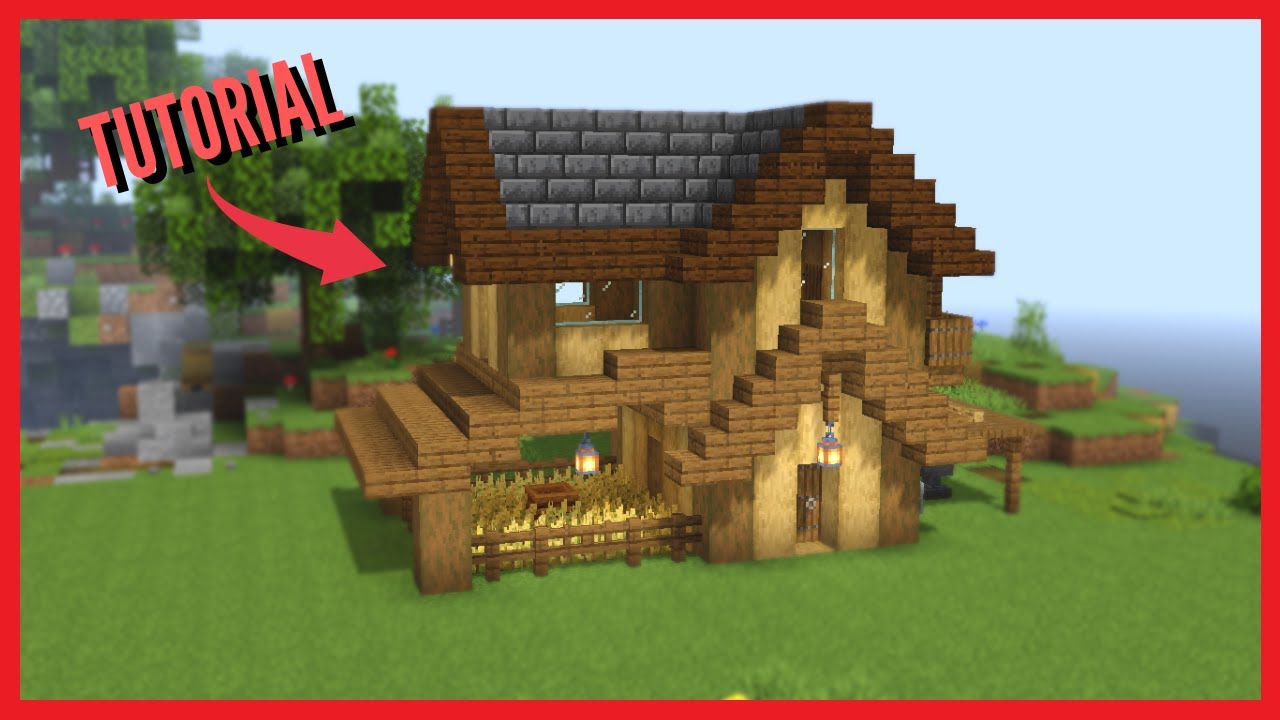 MINECRAFT: COMO HACER UNA CASA DE INICIO PARA SURVIVAL | MUY FACIL ...