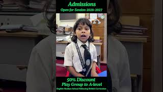 Admissions Open 2026 | 50% OFF Offer | Scholar International School Mirpur