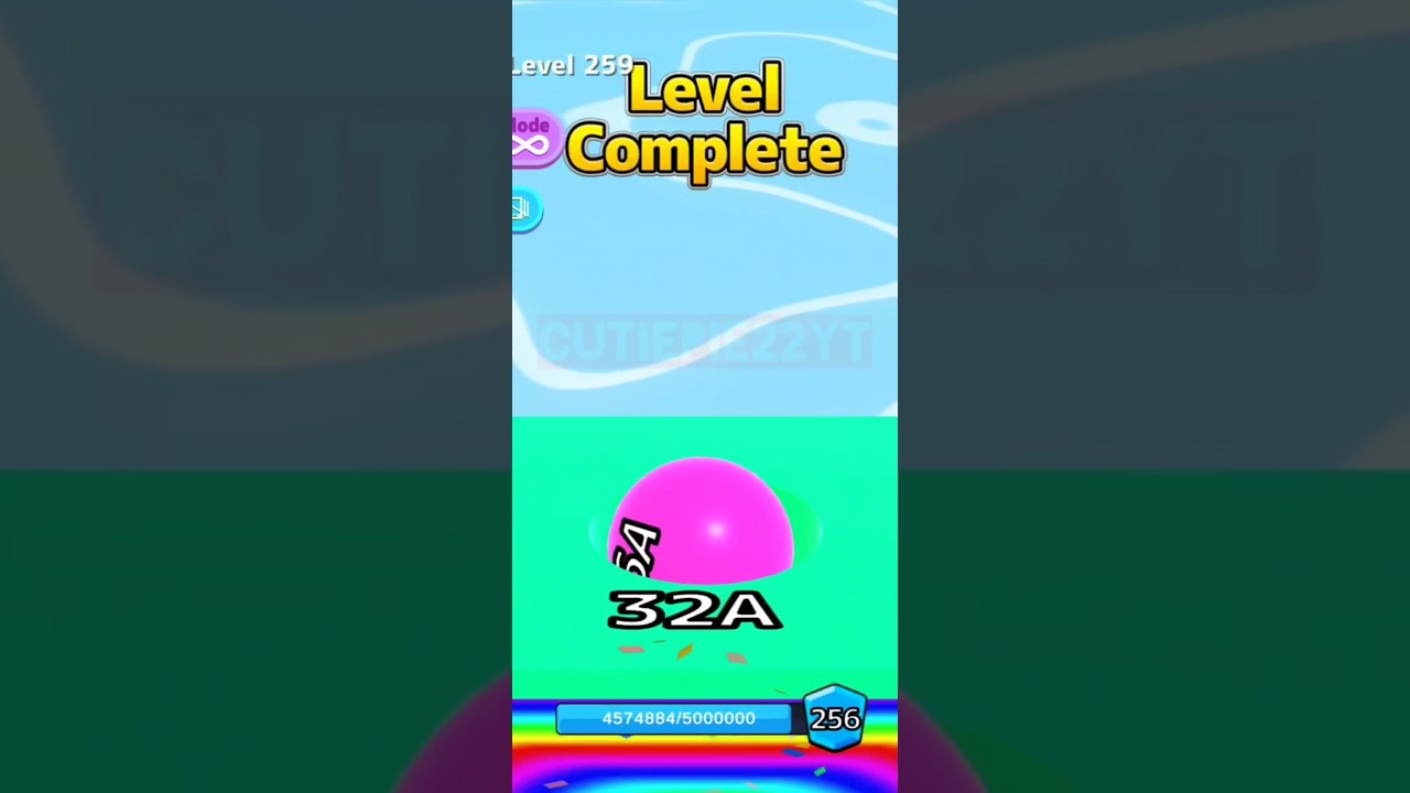 16A Pink Ball in 32A Tile - Ball Run 2048 