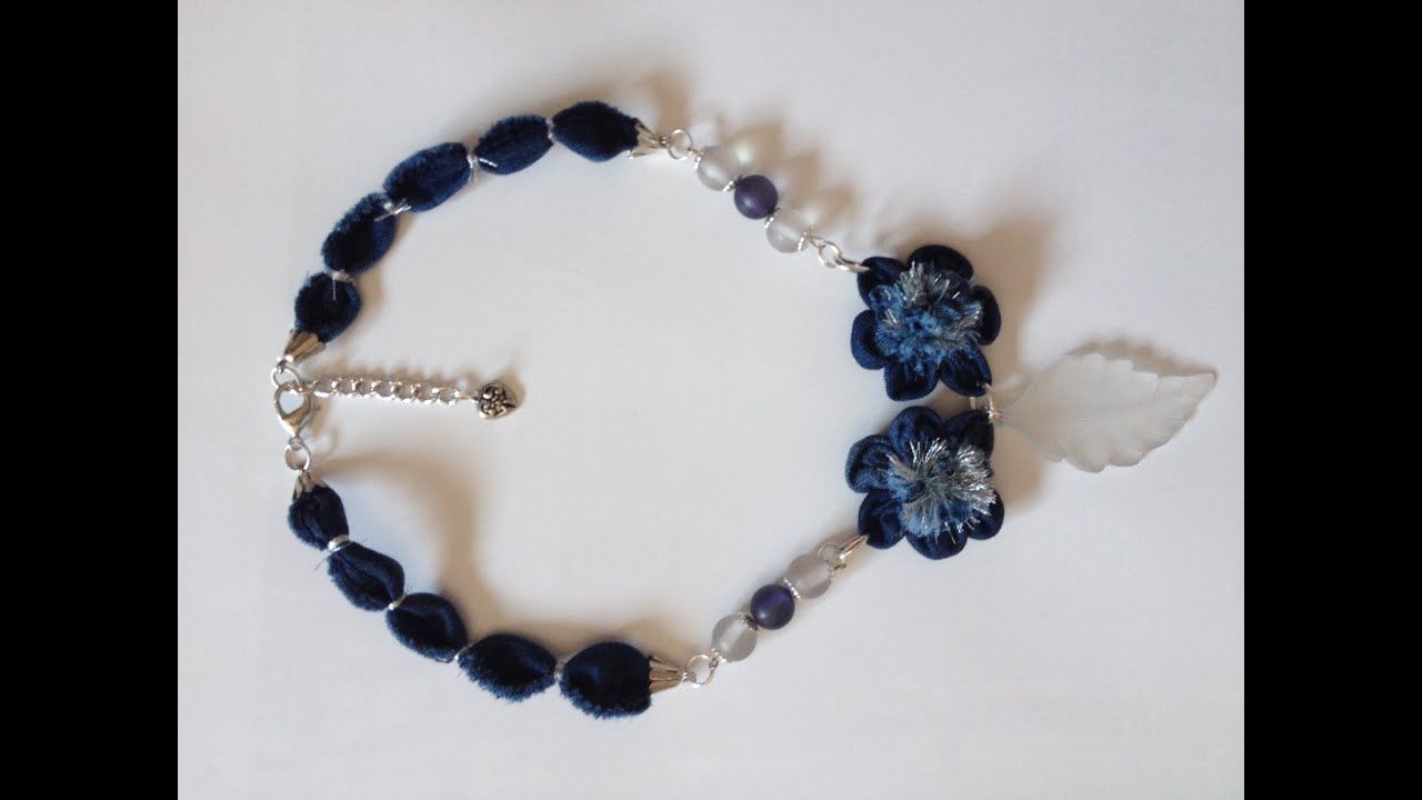 colar jeans novo 2015/Colar RECICLADO 