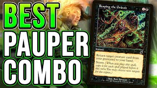 THE BEST PAUPER COMBO! Songs of the Damned + Reaping the Graves — Cycle Storm | Magic: The Gathering