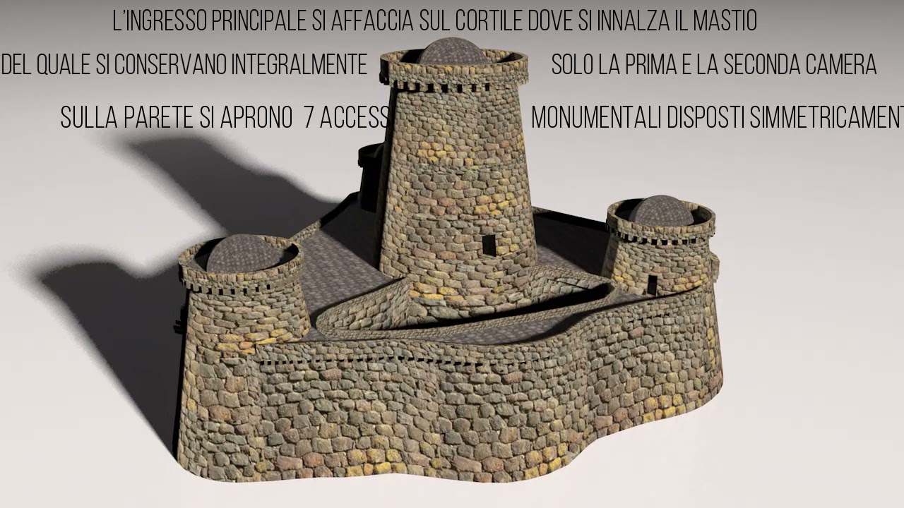 NURAGHE SANTU ANTINE - RICOSTRUZIONE  3D