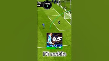 how to curve shoot 👀 :FC mobile #shortsviral #shots #fc24