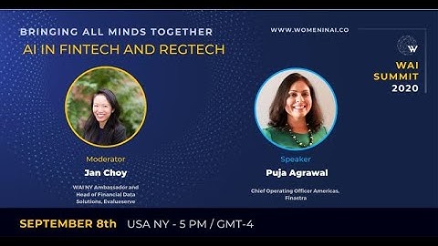 AI in FinTech and RegTech