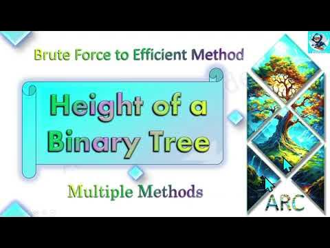 Height of a Binary Tree | Java | Hindi | #allroundercoders #java # ...