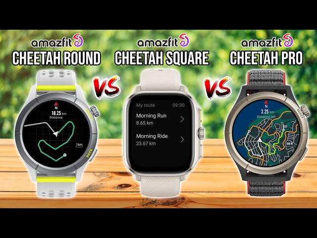 Amazfit Cheetah Square vs Apple Watch SE 2