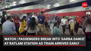 Watch Pengers Break Into Garba Dance At Ratlam Station As Train Arrives Early
