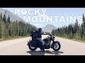 Canadian rocky mountains motorcycle road trip
