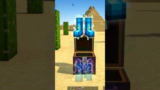 Minecraft Steve finds enchanted diamond boots 👢