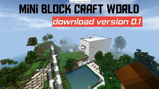 Mini block craft| world download| version 0.1| verifygamer screenshot 3