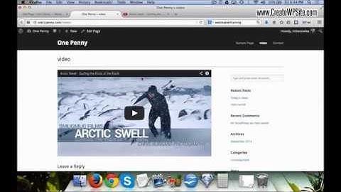 How To Add Video To WordPress Website CC Video