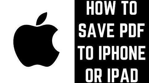 How to Save PDF on iPhone or iPad