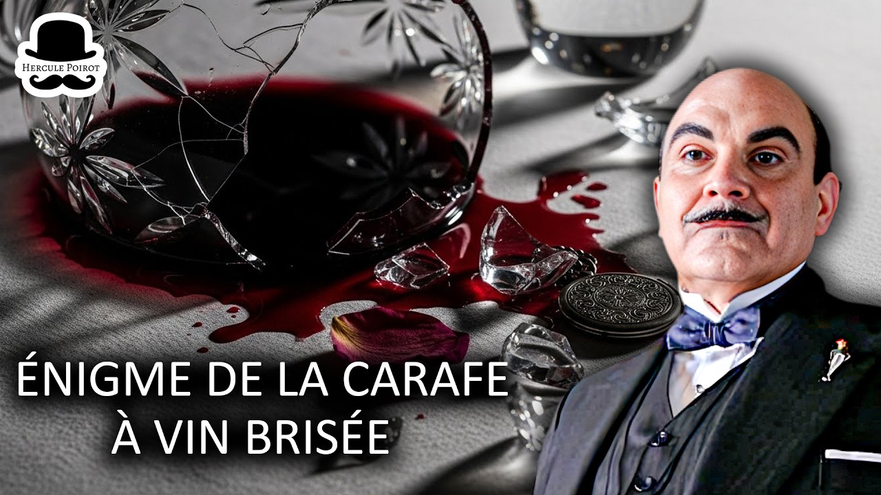 Hercule Poirot et l'énigme de la carafe à vin brisée