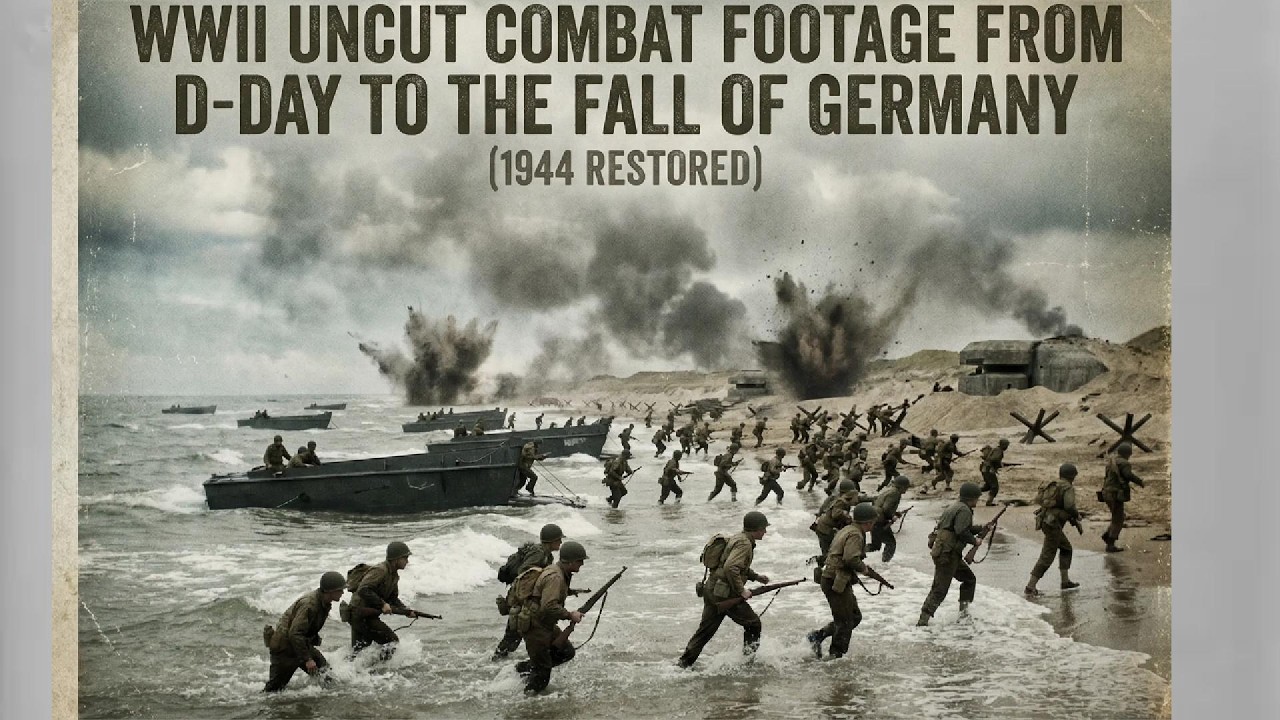 WWII Uncut: Restored Combat Footage from D-Day to Germany’s Fall (1944)