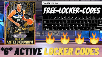 *6* ACTIVE LOCKER CODES IN NBA 2K20