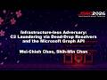 [JSAC2026] Infrastructure-less Adversary: C2 Laundering via Dead-Drop Resolvers and the Microsoft ..