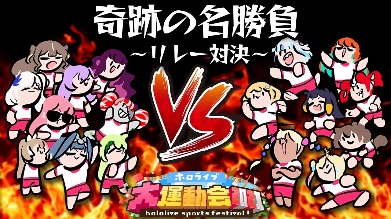 世紀の大接戦となった海外組リレー対決！各視点翻訳まとめ【#ホロライブ大運動会2021/ホロライブEN/ID切り抜き/日本語翻訳】
