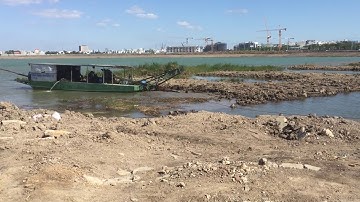 Hé lộ Máy thổi bùn trên sài gòn phá đất liền nâng rộng ao hồ  | nguyễn minh công