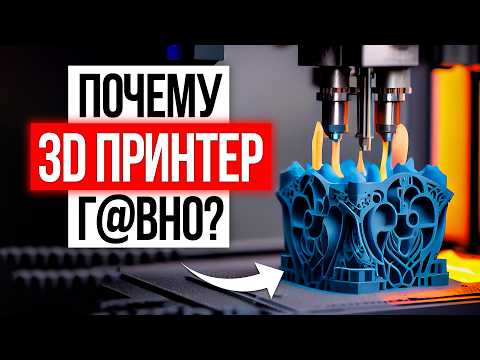 Почему 3D печать так и не стала массовой? / Главные проблемы 3д принтеров