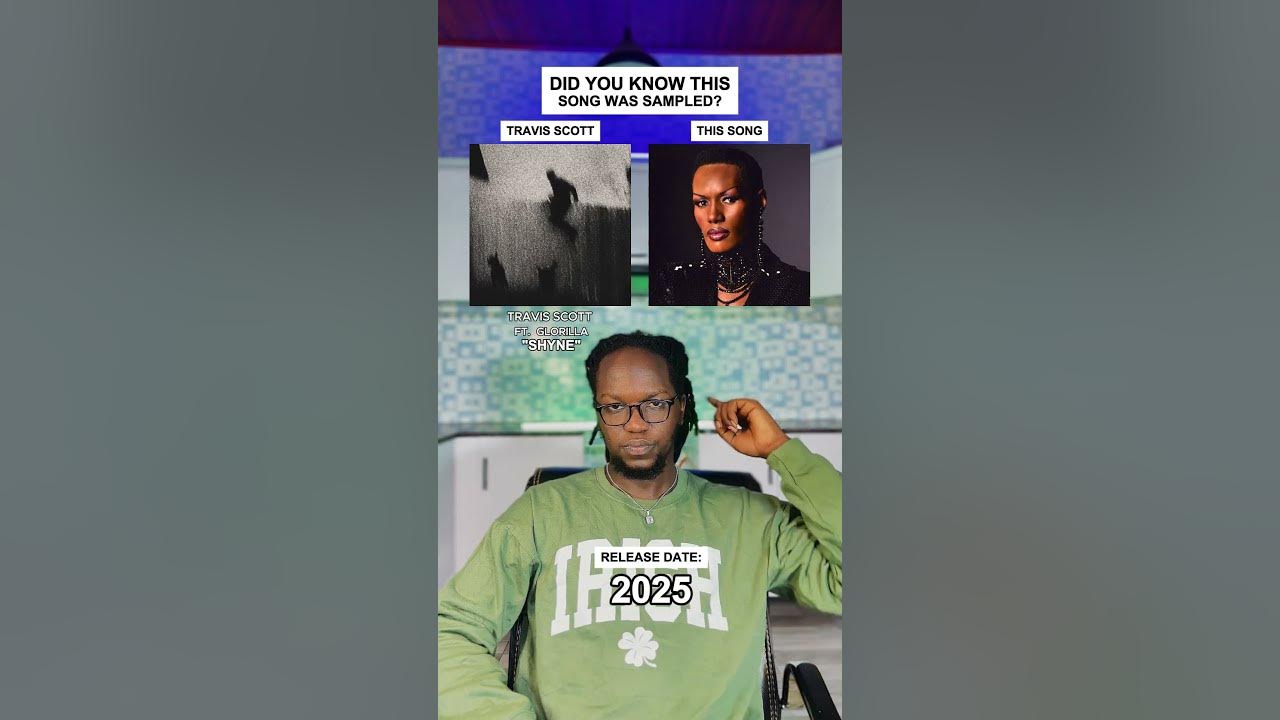 Did You Know This Song Was Sampled? Travis Scott, GloRilla "SHYNE" (wobbily wiggily) #shorts
