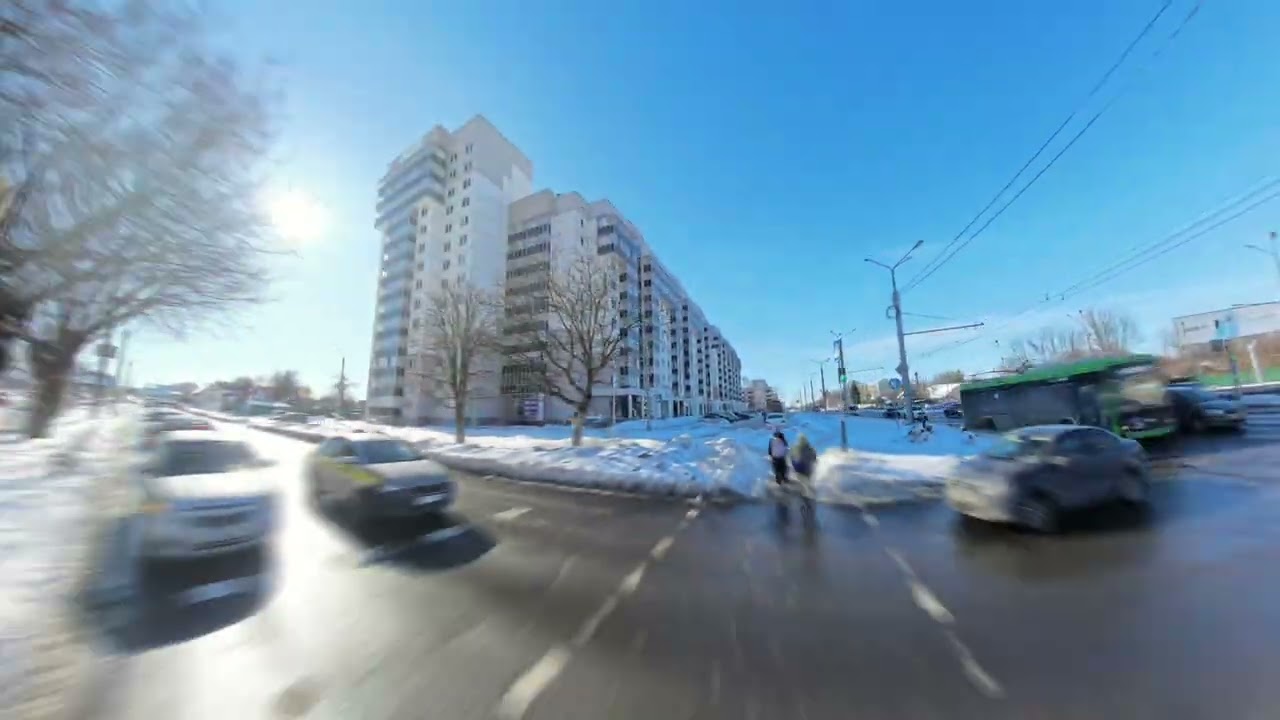 #Гомель Барыкина ул. #HyperLapse #Gomel 4k