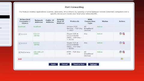 How to configure Advanced Port Forwarding on the MI424WR Verizon FiOS Router VerII
