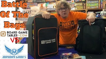 BoardGameTables.com Bag VS MayDay Games Ultimate Game Night Game Board Game Bag BATTLE OF THE BAGS