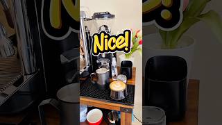 Smooth cappuccino pull using IKAPE basket secrets #barista #espresso #technique