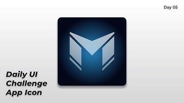 Daily UI Challenge – Day 05: App Icon Design (Modern UI Design Tutorial)