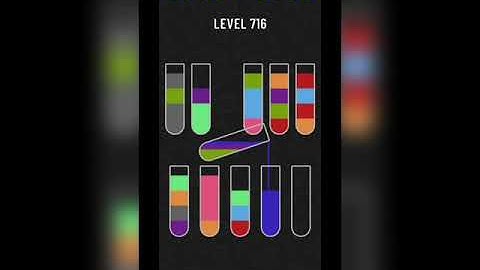 Water sort puzzle level 716
