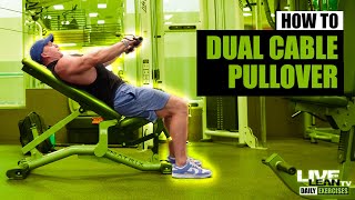 Celebrity How To: Straight Arm Cable Pullover With Dual Hook Straight Bar On Incline Bench Net Worth